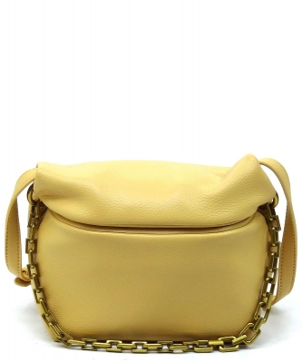 Fashion Pop Up Flap Crossbody Bag CJF122 YELLOW